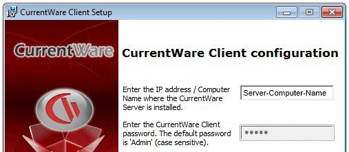 CurrentWare İstemcisini Kurmak